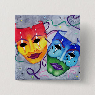 Comedy und Tragedy Button