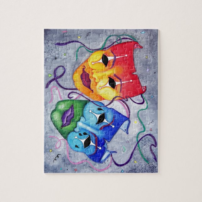 Comedy und Tragedy Puzzle (Vertikal)