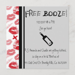 Comedy Wedding Einladung, Spaß Einladung