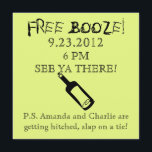 Comedy Wedding Einladung, Spaß Einladung<br><div class="desc">Eine Hochzeitseinladung mit einem kleinen Spaß dazu! Warum gehen Ihre Freunde und Familienmitglieder zu Hochzeiten? Für den kostenlosen..dass alle will,  etwas zu wissen... Das ist eine Einladung,  die genau zum Punkt kommt! KOSTENLOS!</div>