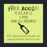 Comedy Wedding Einladung, Spaß Einladung<br><div class="desc">Eine Hochzeitseinladung mit einem kleinen Spaß dazu! Warum gehen Ihre Freunde und Familienmitglieder zu Hochzeiten? Für den kostenlosen..dass alle will,  etwas zu wissen... Das ist eine Einladung,  die genau zum Punkt kommt! KOSTENLOS!</div>