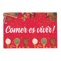 „Comer es Vivir“-Tischset