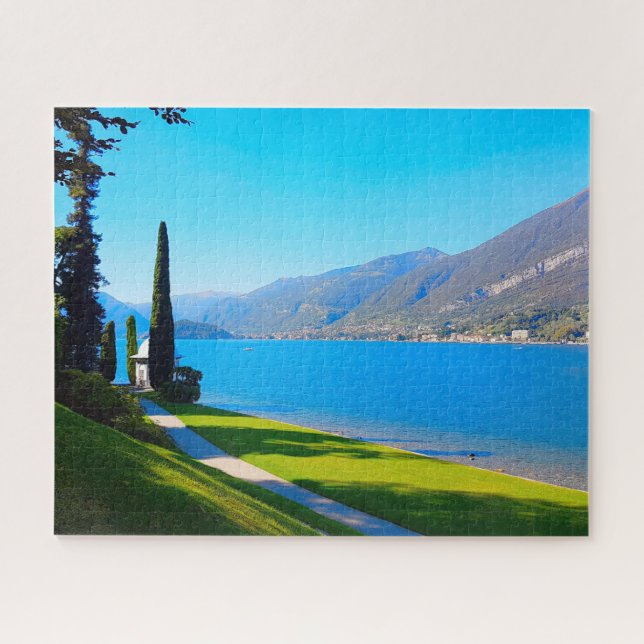Comer See Bellagio Walkway Italien Puzzle (Horizontal)