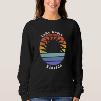 Comer See Florida FL Sunset Souvenir Urlaub Sweatshirt