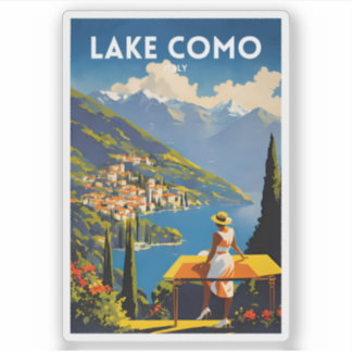 Comer See Italien Aufkleber