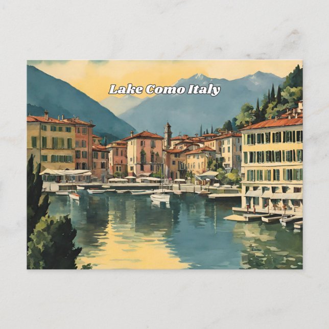 Comer See, Italien Postcard Postkarte (Vorderseite)