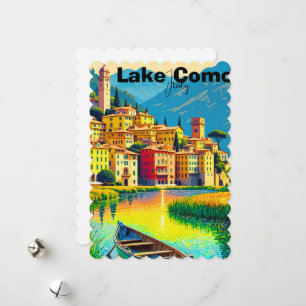 Comer See Italien Postkarte, Italien Reise Postkar Feiertagskarte