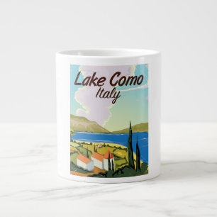 Comer See Italien Reiseplakat Jumbo-Tasse