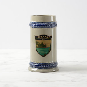 Comer See Vintag Italien Bierglas