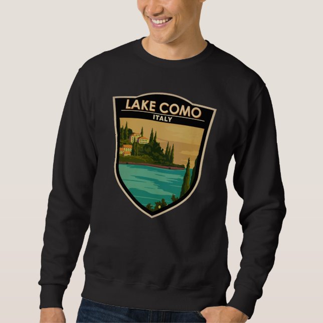 Comer See Vintag Italien Sweatshirt (Vorderseite)