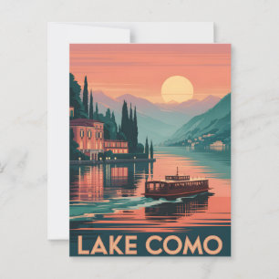 Comer Sonnenuntergang Postkarte