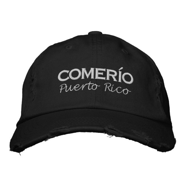 Comerio Puerto Rico bestickte Baseball Cap Baseballkappe (Vorderseite)