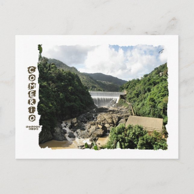 Comerio, Puerto Rico Postkarte (Vorderseite)