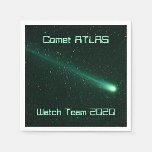 Comet ATLAS Watch Team 2020 Serviette