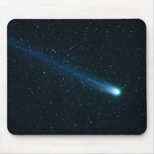 Comet in Night Sky Mousepad