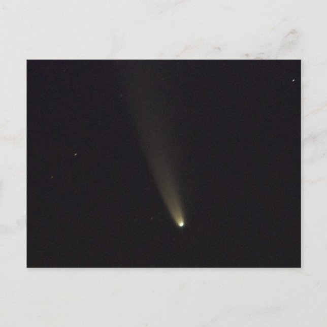 Comet NEOWISE in Night Sky Postkarte (Vorderseite)