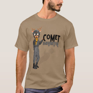 Comet Santa's Rentier der Aviator T-Shirt
