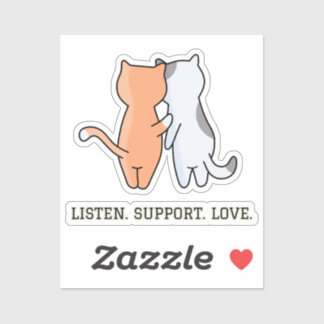 Comfort Cats | Tragetasche Aufkleber