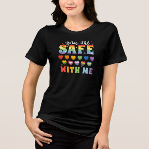 Comfort Colors Du bist sicher bei mir Shirt, LGBT  Tri-Blend Shirt