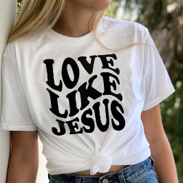Comfort Colors, trendy schir, Liebe wie Jesus T-Shirt
