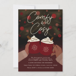 Comfort & Cosy Hot Cocoa Feiertag einladen Einladung