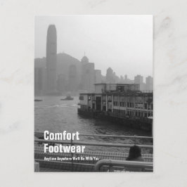 Comfort Footwear in Hongkong Postkarte