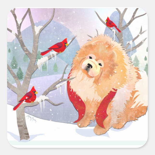 COMFORT & JOY Chow Aufkleber (Vorderseite)