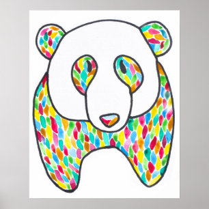 Comfort Panda Poster von Megaflora