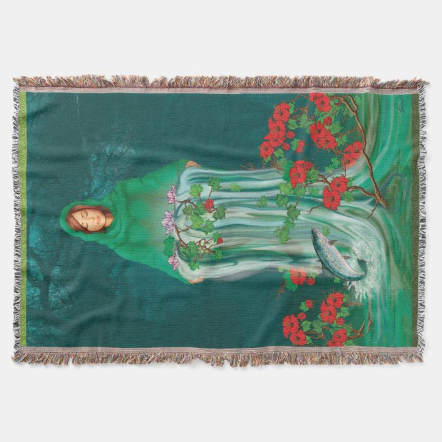 Comfort Throw mit göttlichem weiblichen Einfluss Decke (Vorderseite)