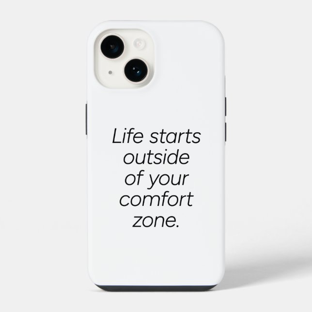 Comfort Zone iPhone Case Hülle (Rückseite)