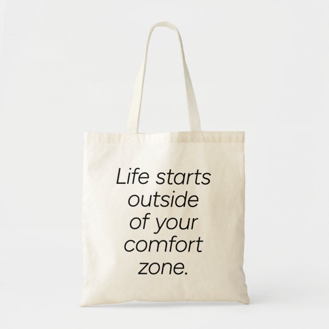 Comfort Zone Tote Bag Tragetasche (Vorne)