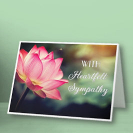 Comforting Heartfelt Beileid Karte