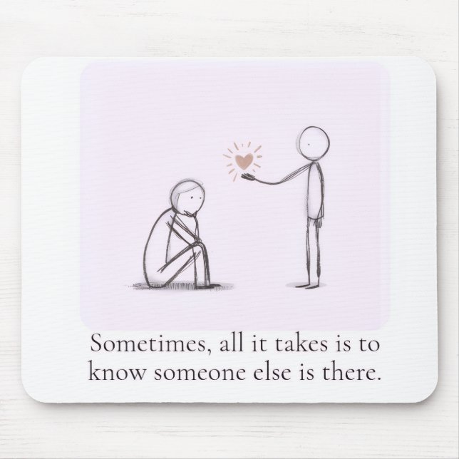 Comforting, Inspirational and Uplifting Art print Mousepad (Vorne)