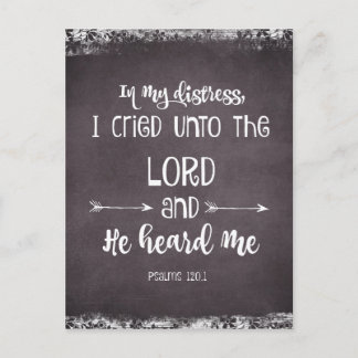 Comforting Psalms Bible Verse Postkarte