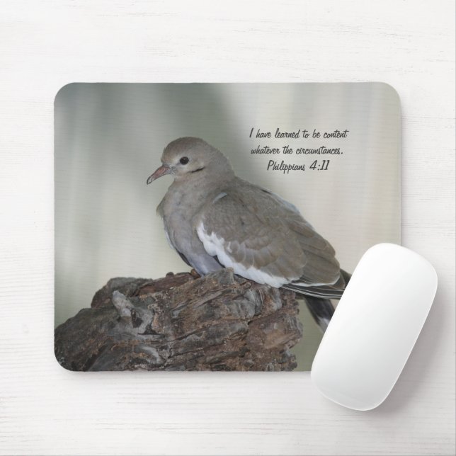 Comfy Dove Mousepad (Mit Mouse)