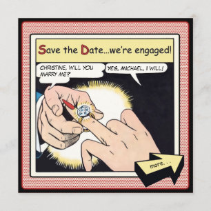 Comic-Art Bling Ring-Save the Date Rot Save The Date