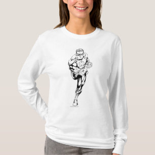 Comic-Art - Laufen, Schwarzweiss T-Shirt