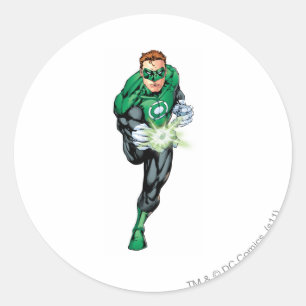 Comic-Art - laufend Runder Aufkleber