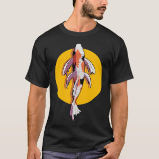 Comic-artige Koi-Fisch-Illustration T-Shirt
