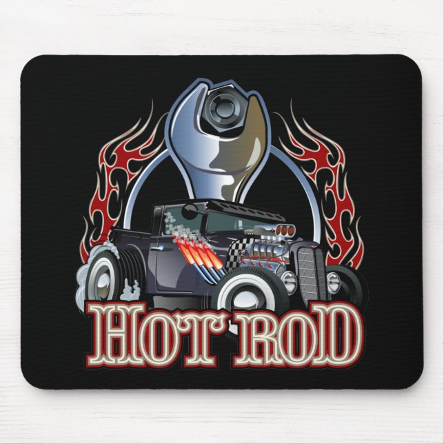 Comic-Auto Mousepad (Vorne)