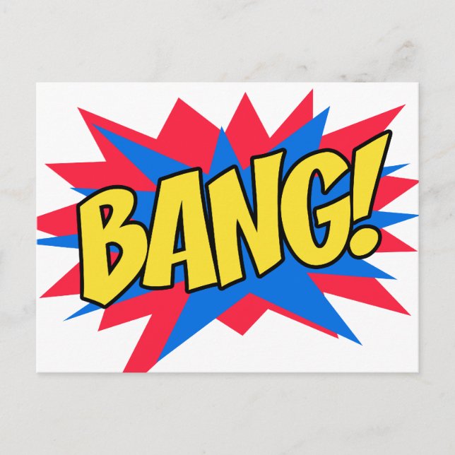 Comic BANG Postkarte (Vorderseite)
