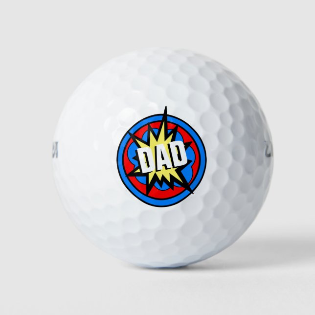 Comic Bang Vater Golfball (Vorderseite)