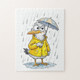 Comic Bird Rainy Day Duty Puzzle