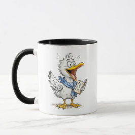 Comic Bird Sailor Crew Tasse
