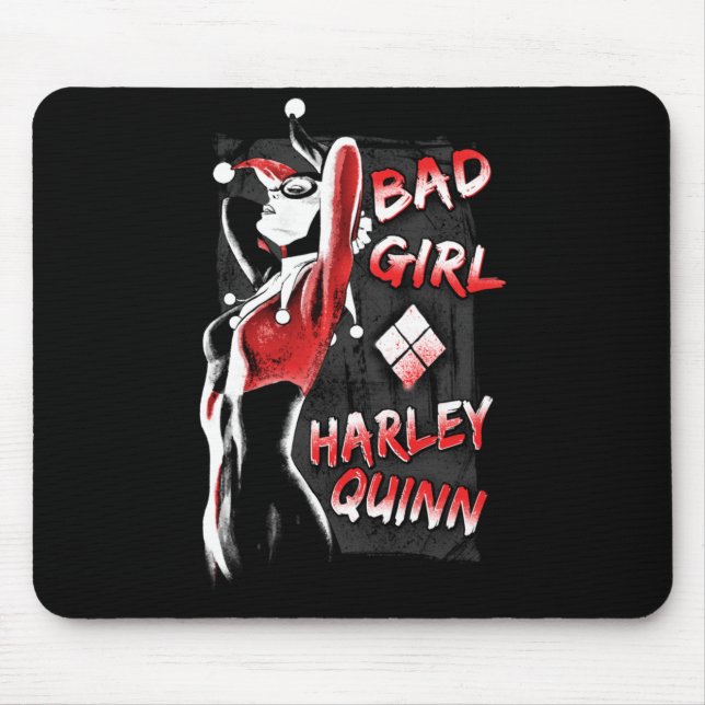Comic-Book-Antiheldin schlechte Mädchenperformance Mousepad (Vorne)