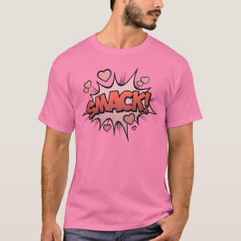 Comic Book Art Kiss Smack T-Shirt