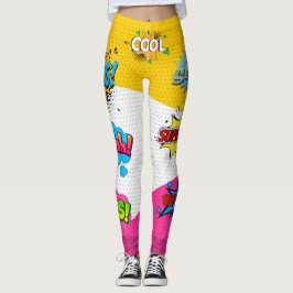 Comic Book Art Pop Leggings