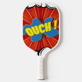Comic Book Art Pop Ouch Funny Pickleball Schläger