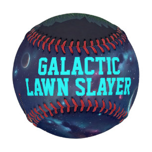 Comic-Book-Astronaut Kosmischer Rasenmäher Weltrau Baseball
