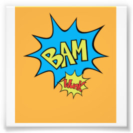 Comic Book "Bam" Ballon Fotodruck